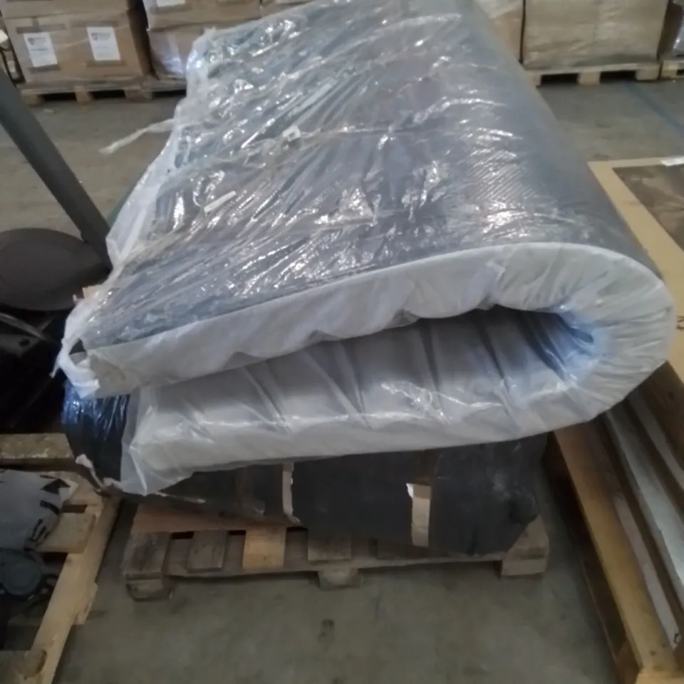 PALLET TO CONTAIN ASSORTED MIXED ITEMS. INCLUDING GAMING CHAIR, MATTRESS RELATED PRODUCTS ETC