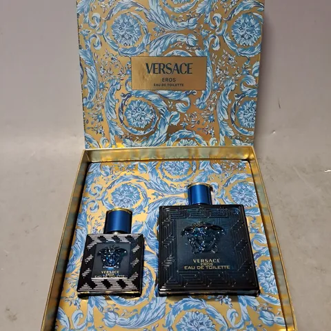 BOXED VERSACE EROS EAU DE TOILETTE DUO 100ML/30ML