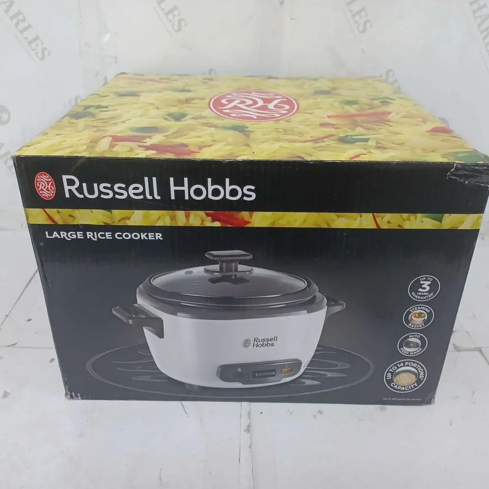 BOXED RUSSELL HOBBS LARGE RICE COOKER