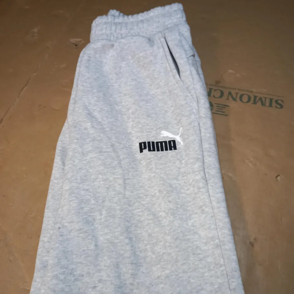 PAIR OF GREY PUMA TRACKSUIT BOTTOMS SIZE SMALL