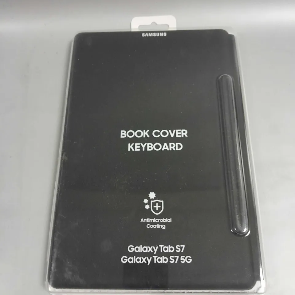 BOXED SAMSUNG GALAXY TAB S7 BOOK COVER KEYBOARD 