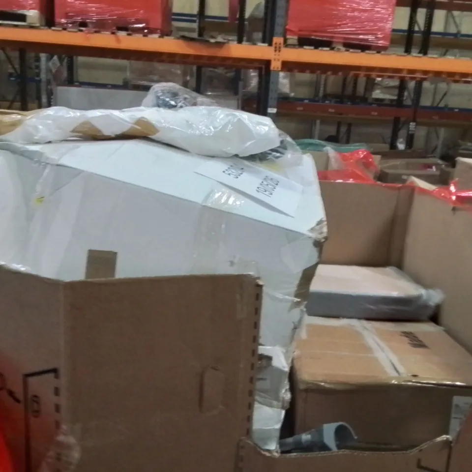 PALLET OF ASSORTED HOUSEHOLD GOODS AND PRODUCTS TO INCLUDE;BABY CHANGING PAD,DOG BED,WINDOW WIPERS 