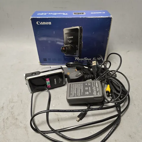 BOXED CANON POWERSHOT S80 DIGITAL CAMERA 