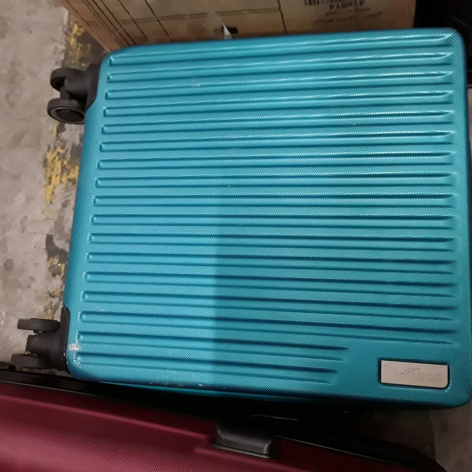 UNBOXED KEPLIN LUGG SMALL SIZE TRAVEL LUGGAGE WITH WHEELS SECURE LOCK SYSTEM GREEN COLOUR