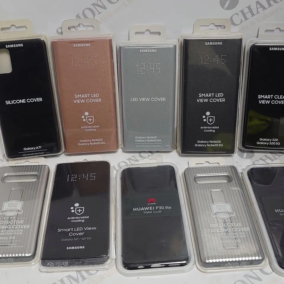 LOT OF APPROXIMATELY 50 ASSORTED BOXED MOBILE PHONE CASES