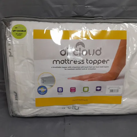 SEALED AIR CLOUD MATTRESS TOPPER - DOUBLE