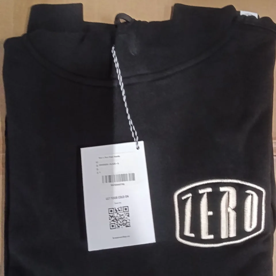 BOX OF BRASS MONKEY HOODIES - BLACK SIZE SMALL APPROXIMATELY 10