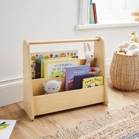 BOXED KIDS RORY MINI BOOKCASE - NATURAL (1 BOX)