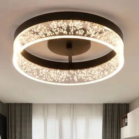 BOXED 1-LIGHT 29.6CM LED DIMMABLE FLUSH MOUNT