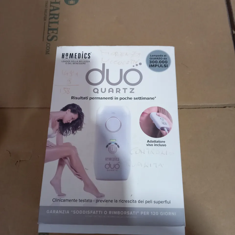 DUO QUARTZ PERMINANT HAIR REMOVAL  