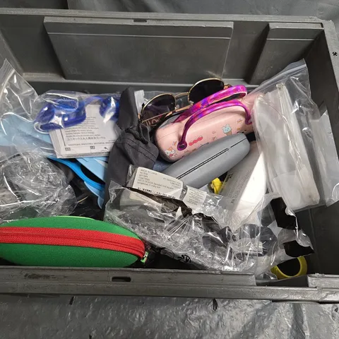 LARGE QUANTITY OF ASSORTED GLASSES, GLASSES CASES AND GOGGLES
