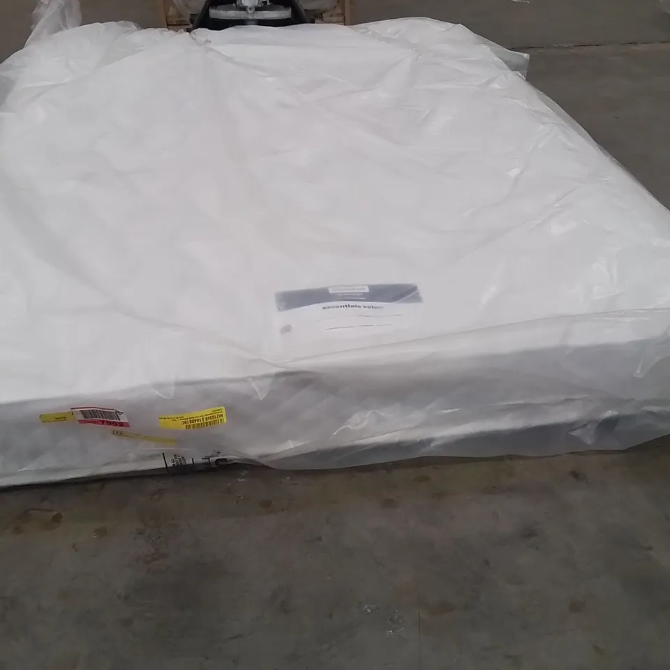 QUALITY BAGGED SILENTNIGHT ESSENTIALS OPEN COIL FIRM KINGSIZE MATTRESS 