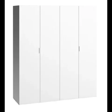 BOXED ARMES 4 DOOR MANUFACTURED WOOD WARDROBE (8 BOXES)