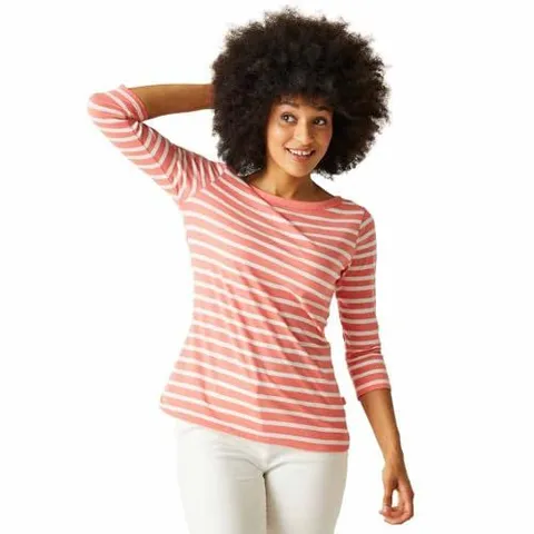 REGATTA WOMEN'S BAYLETTA TEE T-SHIRT SHELL PINK SIZE 10