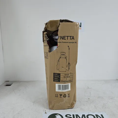 NETTA GARDEN PRESSURE SPRAYER 8L