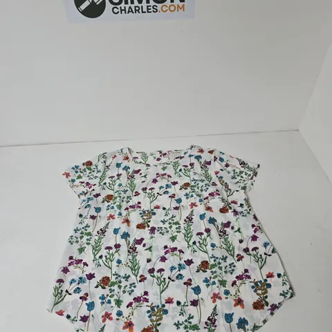 BONPRIX WOMEN'S FLORAL PRINT BLOUSE– UK 22 (EU 48)