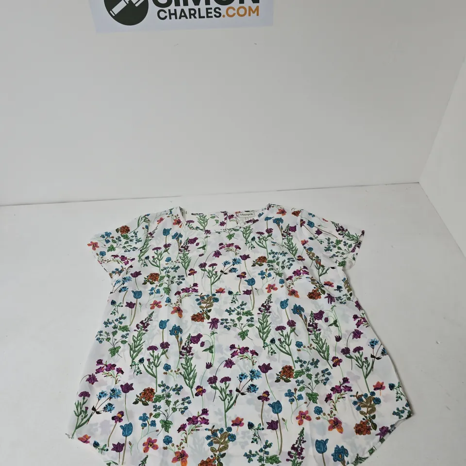 BONPRIX WOMEN'S FLORAL PRINT BLOUSE– UK 22 (EU 48)