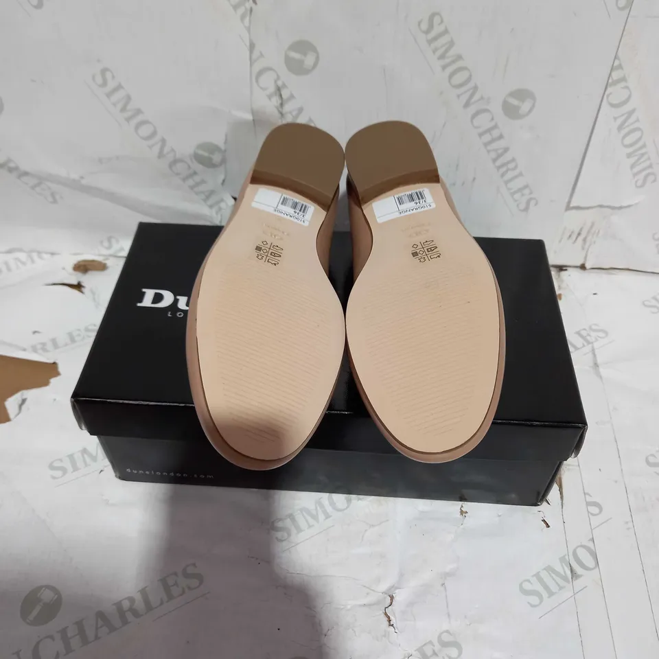 DUNE GRANGE LOAFER CAMEL LEATHER SIZE 3 