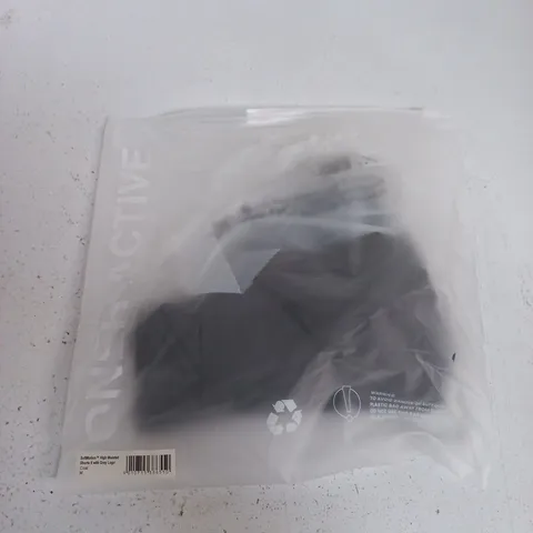 BAGGED ONER ACTIVE SOFTMOTION HIGH WAISTED 6 WITH GREY LOGO IN COAL - MEDIUM