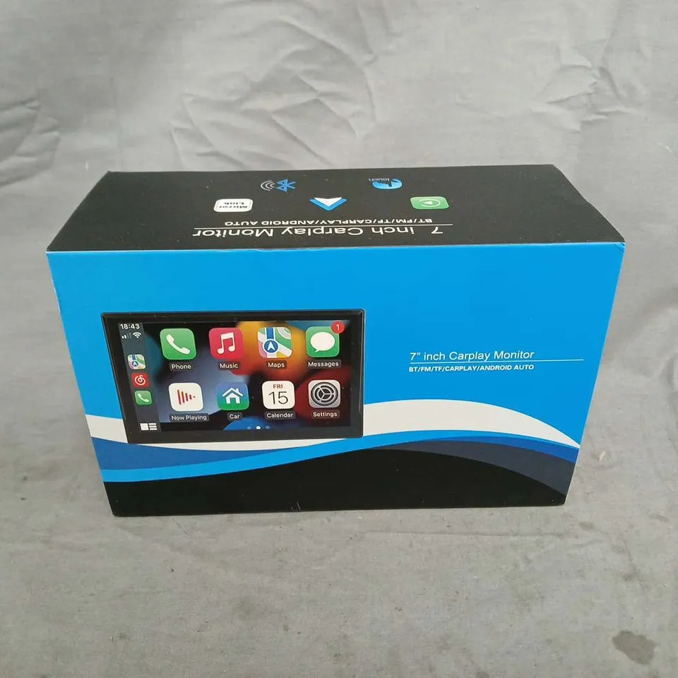 BOXED 7-INCH CARPLAY MONITOR