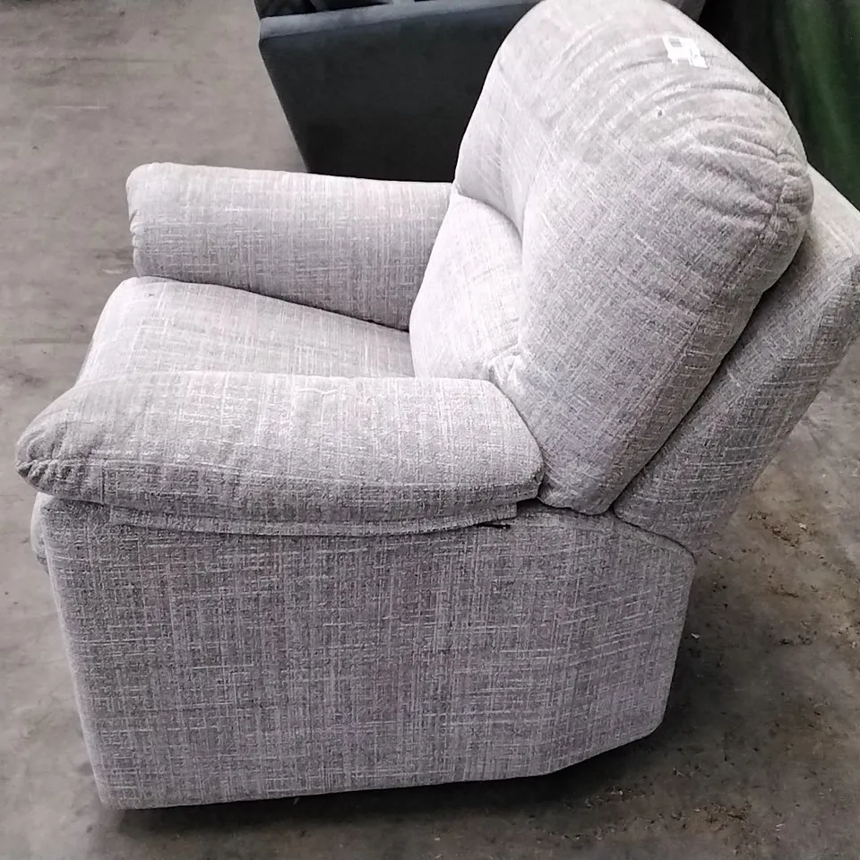 QUALITY BRITISH DESIGNER G PLAN MANUFACTURED CHLOE C SMALL CHAIR - BEACH OATMEAL FABRIC 