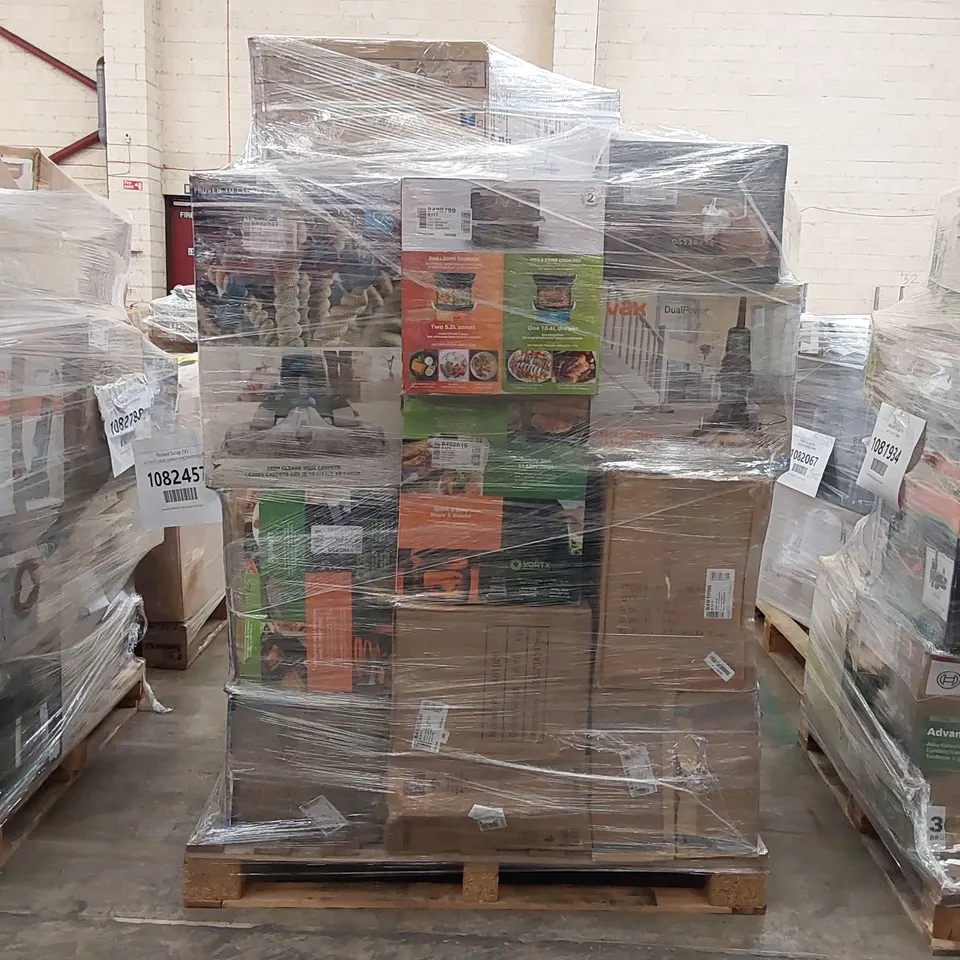 PALLET OF APPROXIMATELY 25 UNPROCESSED RAW RETURN HOUSEHOLD AND ELECTRICAL GOODS TO INCLUDE;