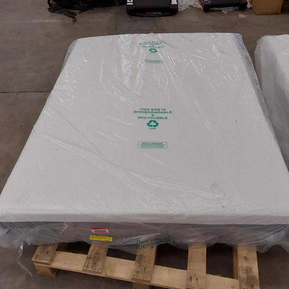 QUALITY BAGGED 4'6" DOUBLE SIZED EMMA PREMIUM HYBRID MATTRESS 