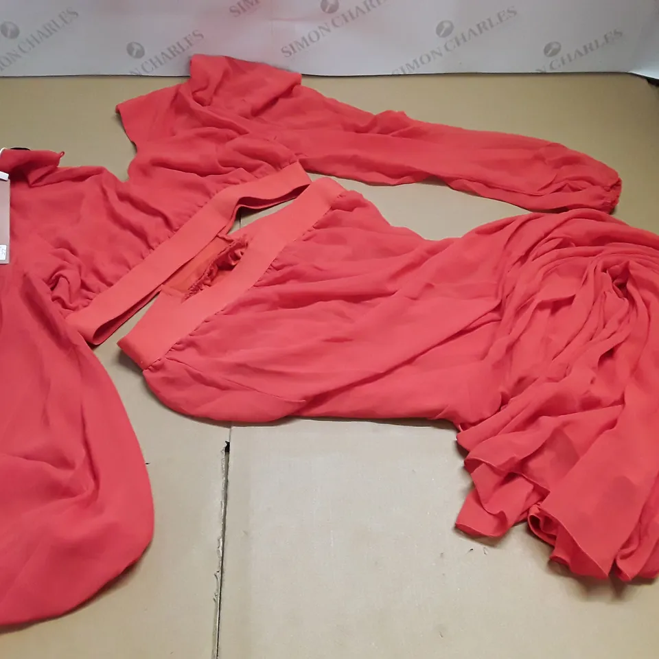 LITTLE MISTRESS RED CHIFFON DRESS - 14