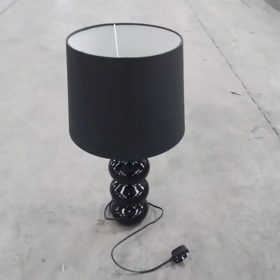 DESIGNER BLACK LAMP WITH SHADE