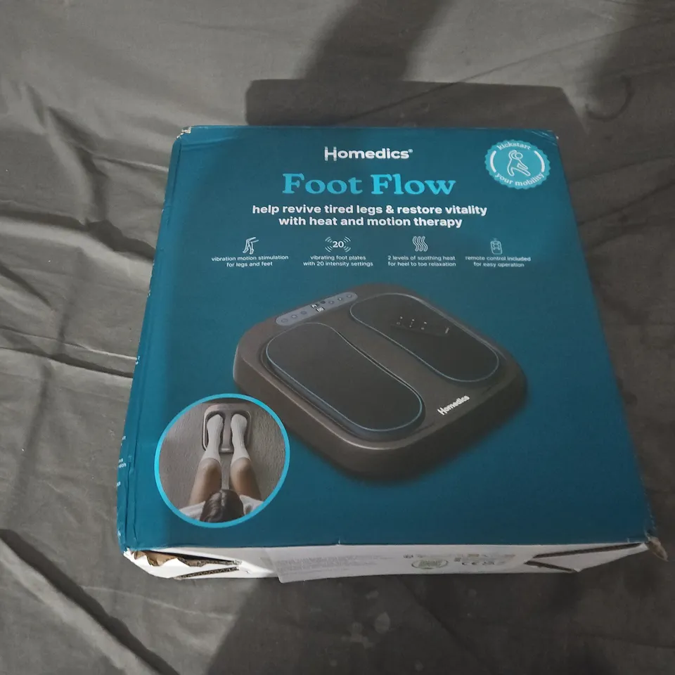 BOXED HOMEDICS PSL-2000H-EB FOOT FLOW VIBRATING MASSAGER