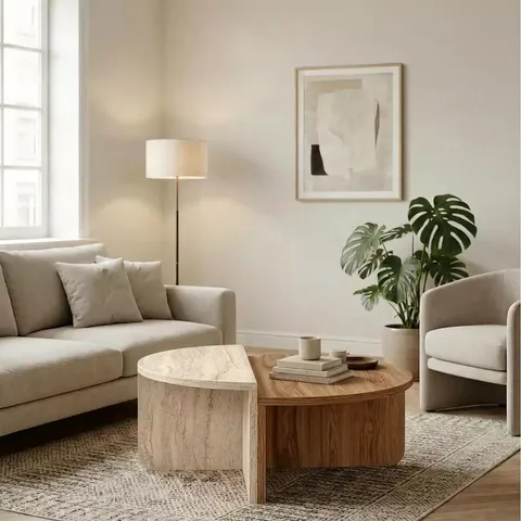 BOXED ALOEVA COFFEE TABLE