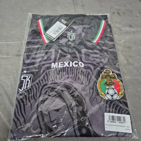 MEXICO GUADALUPE THIRD JERSEY – BLACK, XL, WITH FEDERATION BADGE