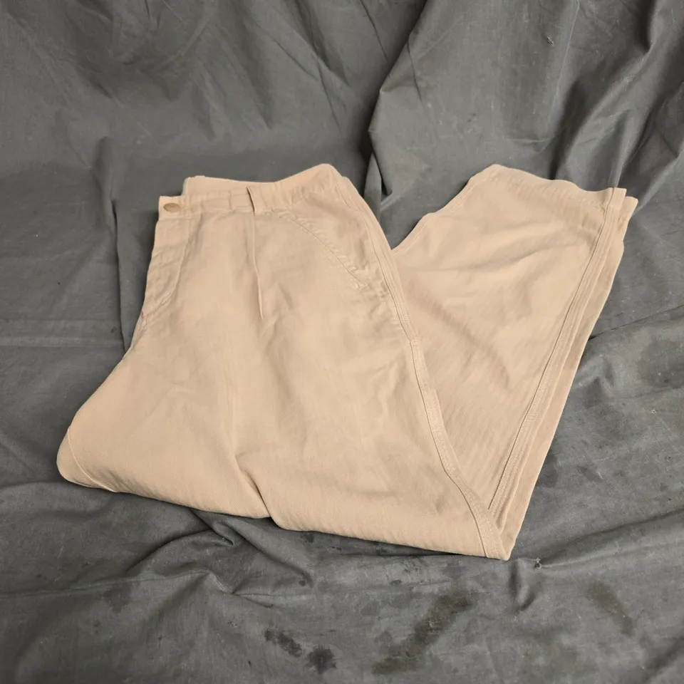 FOLK TROUSERS IN LIGHT TAN SIZE 2