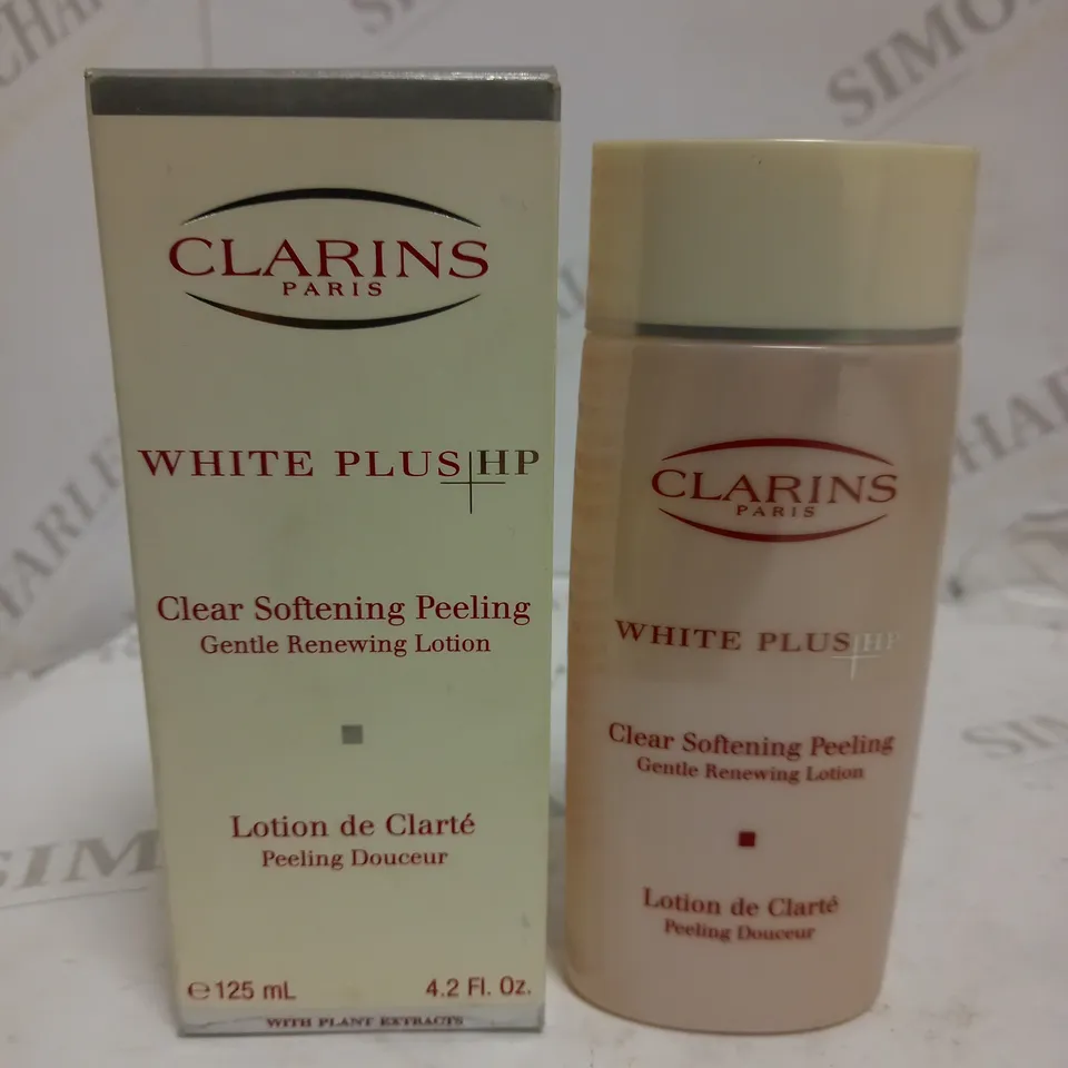 CLARINS WHITE PLUS HP CLEAR SOFTENING PEELING LOTION 125ML