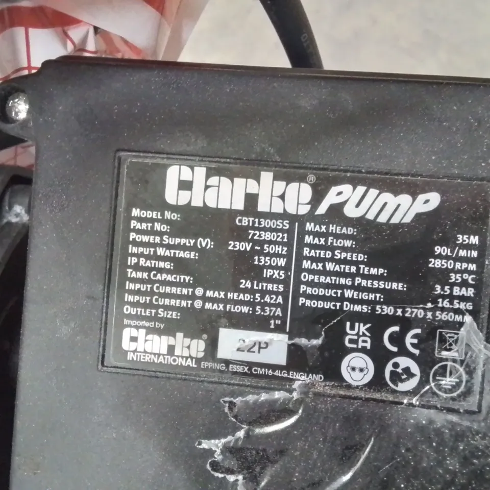 SUBMERSIBLE WATER PUMP – METAL BODY WITH HOSE CONNECTOR