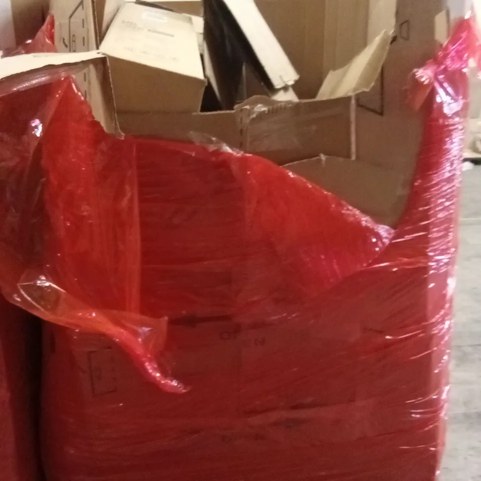 PALLET OF ASSORTED HOUSEHOLD GOODS AND PRODUCTS TO INCLUDE;BIKE, CAMPING WAGON,PHOTO FRAME