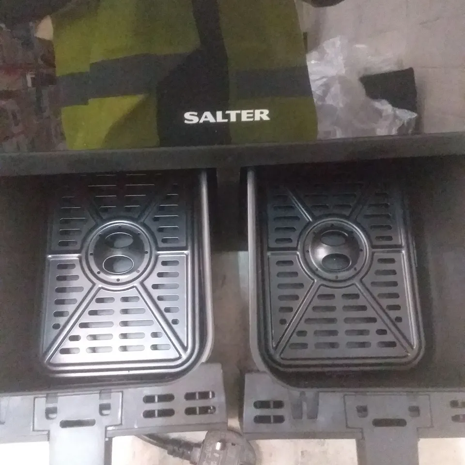 SALTER 2400W DUAL AIR FRYER - EK4750BLK