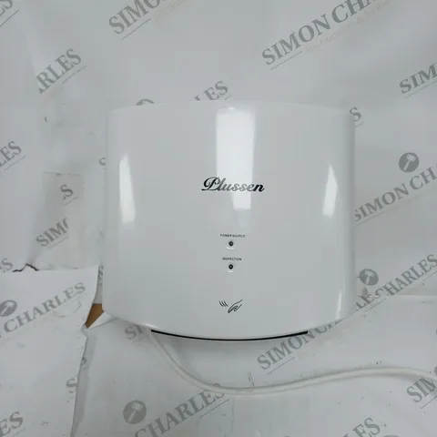 BOXED PLUSSEN HAND DRYER IN WHITE
