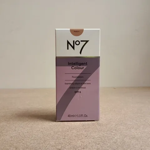 NO 7 INTELLIGENT COLOUR FOUNDATION SPF 6 (40ML)