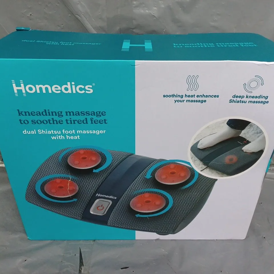 BOXED HOMEDICS DELUX FOOT MASSAGER  RRP £70