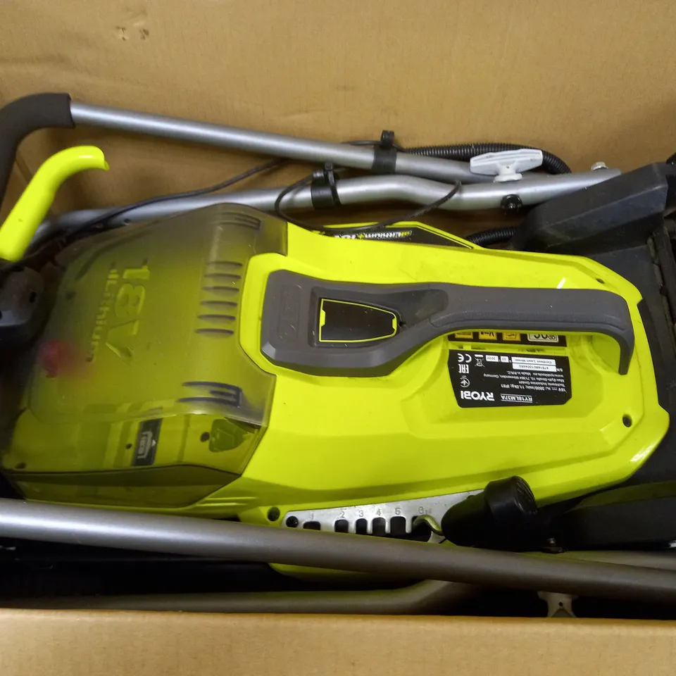 RYOBI RY18LM37A-140 18V ONE+ CORDLESS 37CM LAWNMOWER