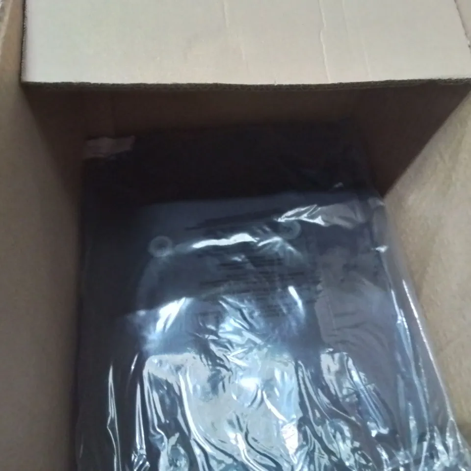 BOXED BRAND NEW APPROXIMATELY 4 JD WILLIAMS HOODED TRENCH JACKET BLACK SIZE 20