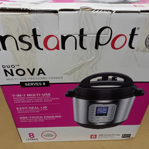 INSTANT POT DUO NOVA MULTI USE PRESSURE COOKER