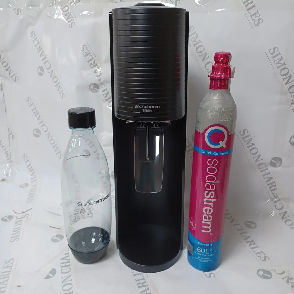 BOXED SODASTREAM TERRA SPARKLING WATER MAKER - BLACK RRP £109.99