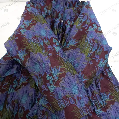 ICHI EXPLORE COAT IN BLUE SIZE M
