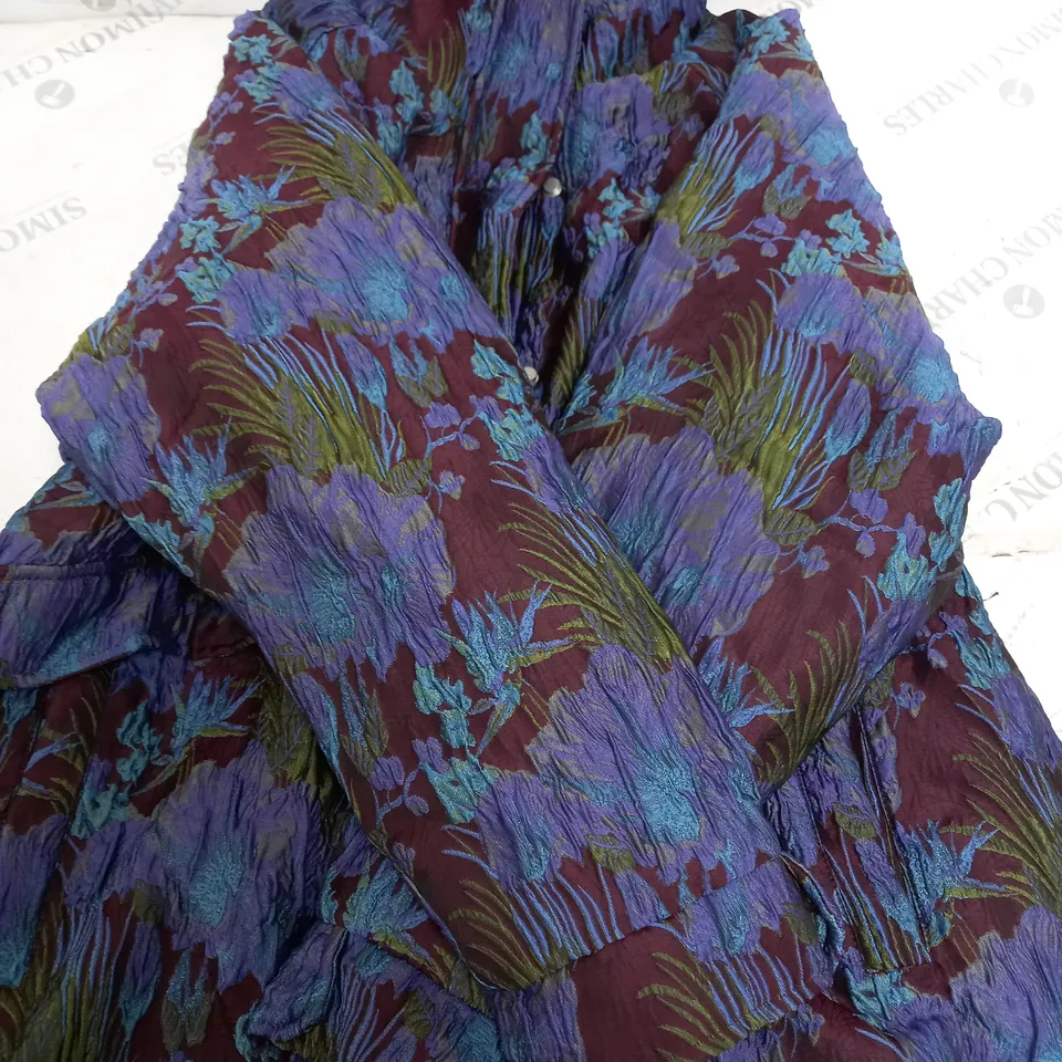 ICHI EXPLORE COAT IN BLUE SIZE M 
