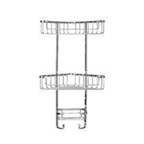 BOXED MCGREGGOR W22 X H250 X D31CM WALL MOUNTED SHOWER RACK
