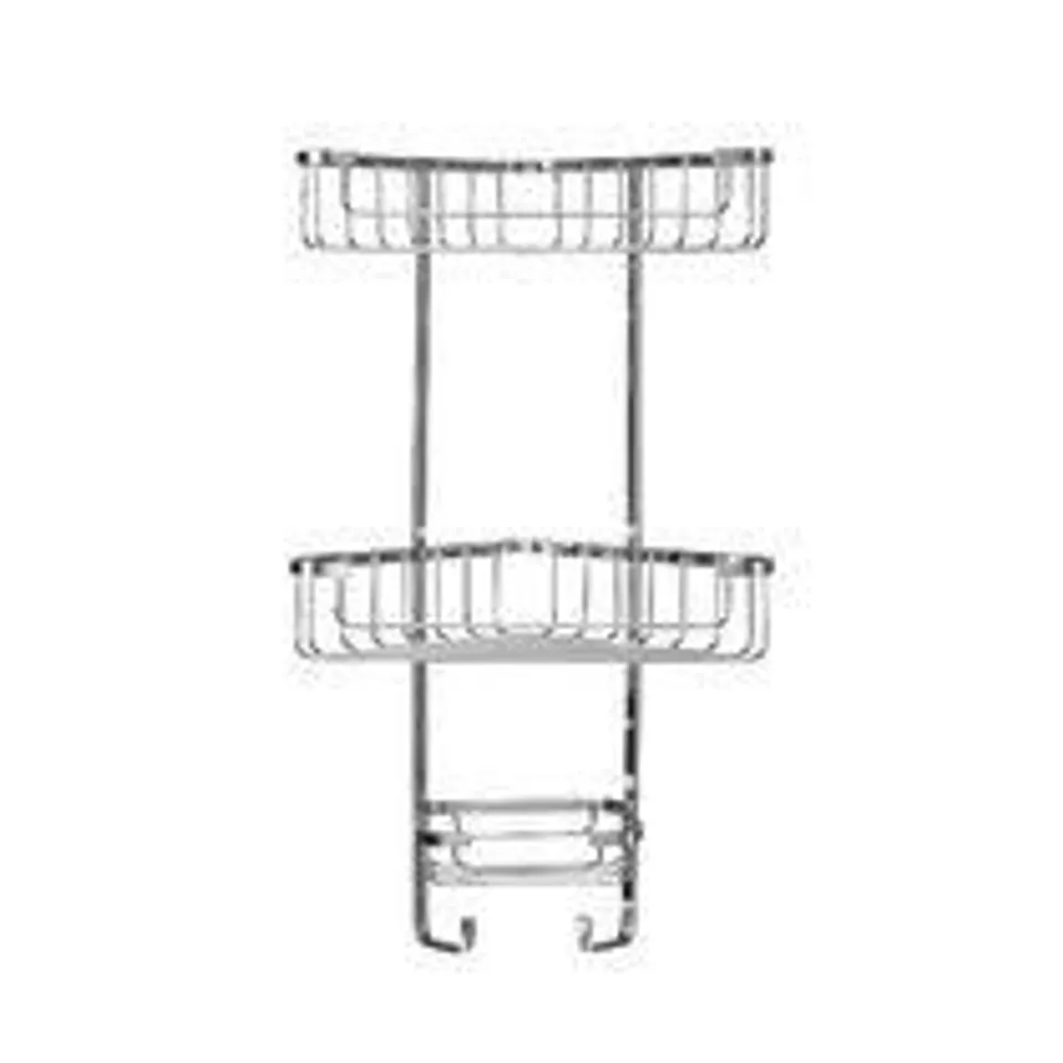 BOXED MCGREGGOR W22 X H250 X D31CM WALL MOUNTED SHOWER RACK