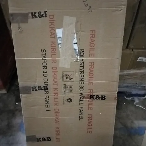 BOXED POLYSTYRENE 3D WALL PANEL