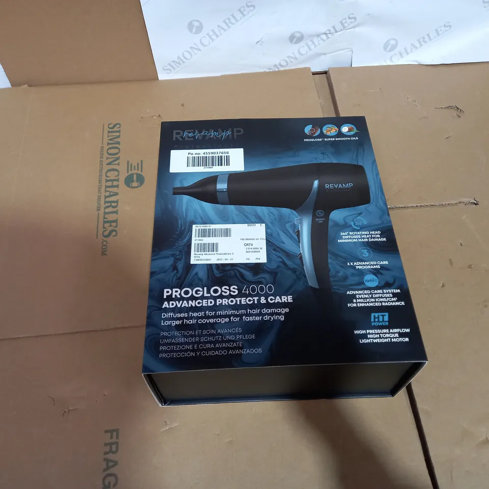 REVAMP PROGLOSS 4000 ADVANCED PROTECT & CARE HAIRDRYER